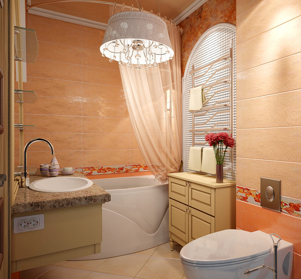 Двухкомнатная квартира. Часть, Инна Михайская Инна Михайская Classic style bathroom