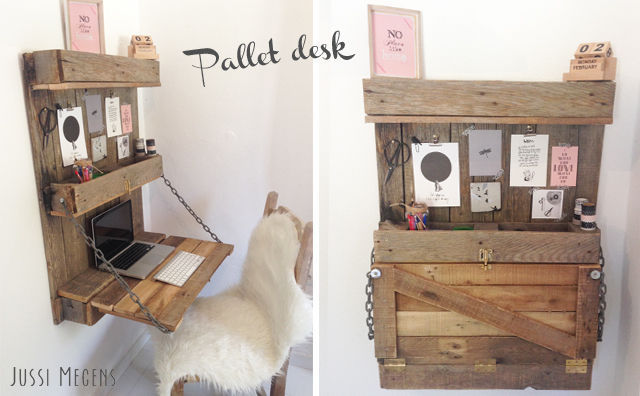 Pallet meubels, Jussi Megens (Online) Media Jussi Megens (Online) Media مساحات تجارية Office spaces & stores