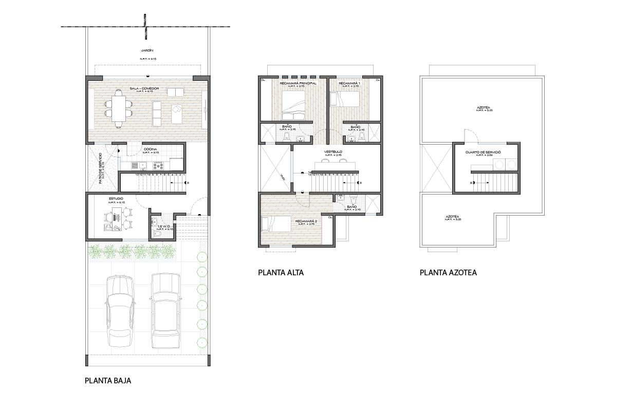 C-QU, ODRACIR ODRACIR Modern houses