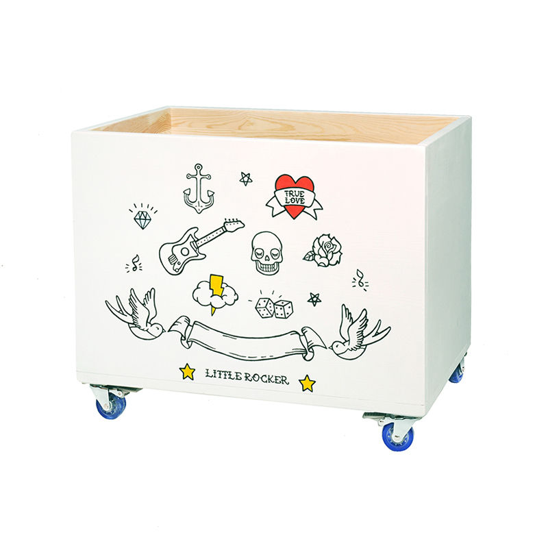 Toy chest “True love”, NOBOBOBO NOBOBOBO Stanza dei bambini in stile scandinavo Contenitori