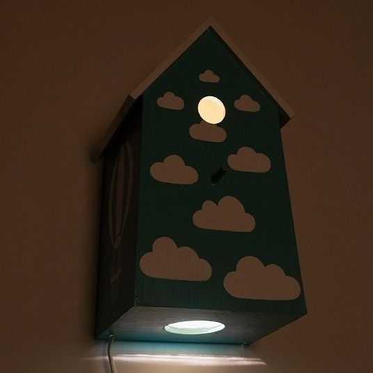 Birdhouse lamp “Up in the air”, NOBOBOBO NOBOBOBO Phòng trẻ em phong cách hiện đại Lighting