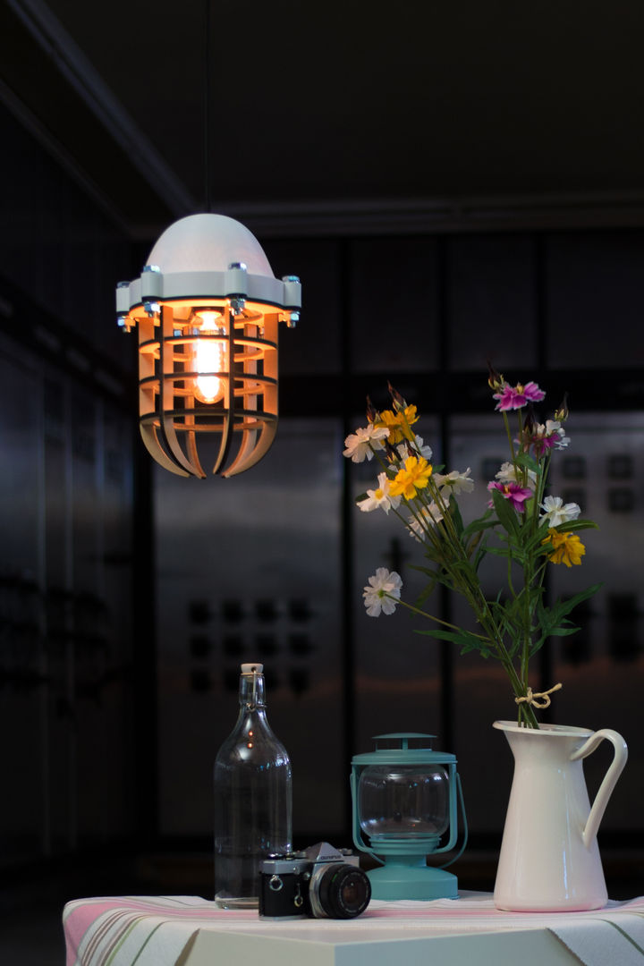 Printlamp, Weller Design Weller Design Salas de estilo industrial Iluminación