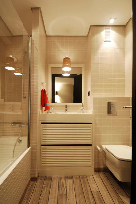 Decoración de casa moderna y actual para familia con niños, Sube Interiorismo Sube Interiorismo Modern bathroom