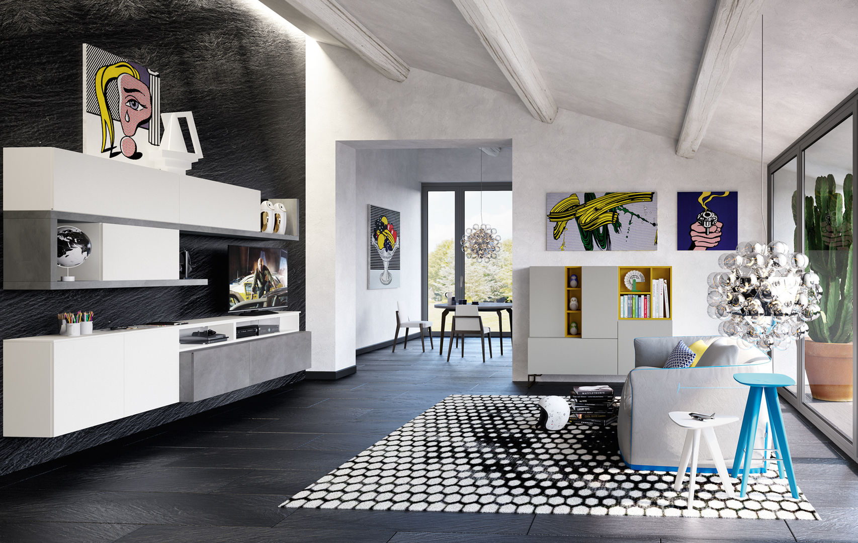 Catalogo Astor Mobili, Nespoli 3d Nespoli 3d Livings modernos: Ideas, imágenes y decoración Almacenamiento