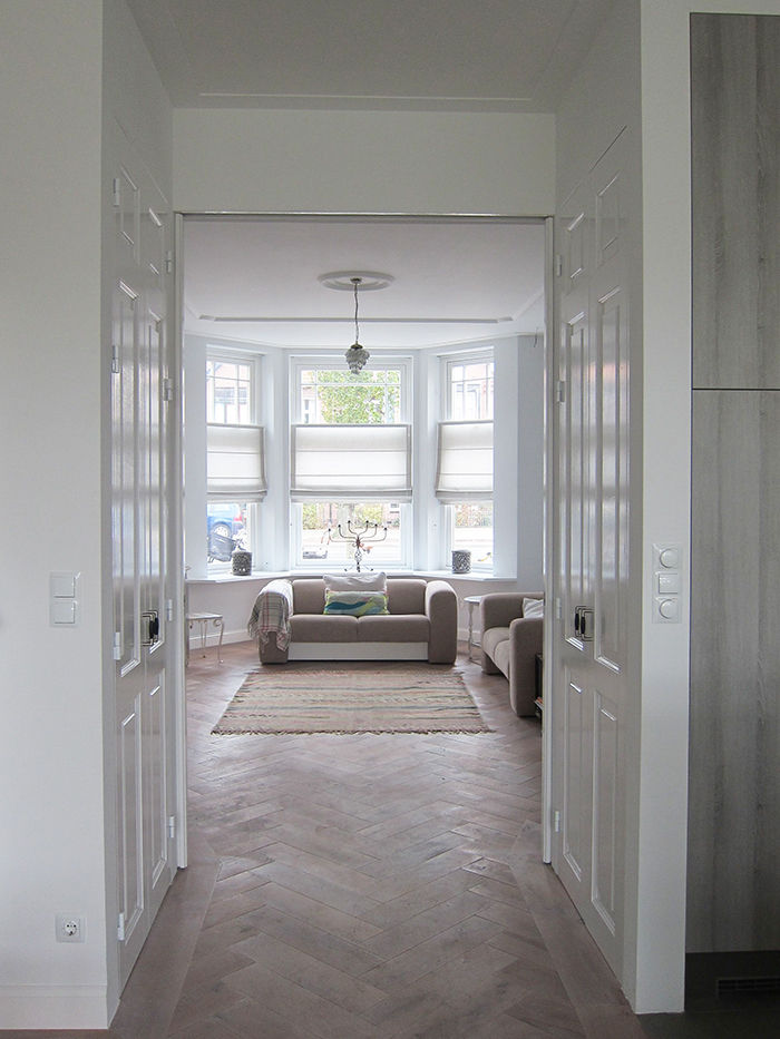 Totaal renovatie woonhuis Haarlem, Puurbouwen Puurbouwen 클래식스타일 거실