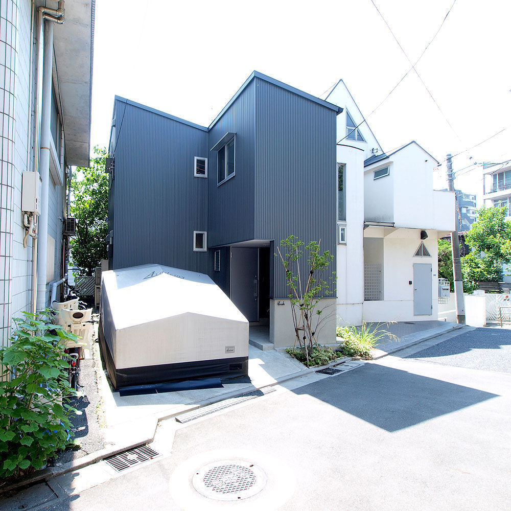 【LWH002】ファサード 志田建築設計事務所 インダストリアルな 家