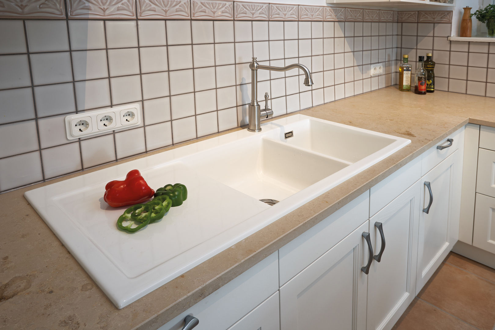 Rustikaler Landhaus-Traum im Altbau, Küchenquelle Küchenquelle Kitchen Sinks & taps