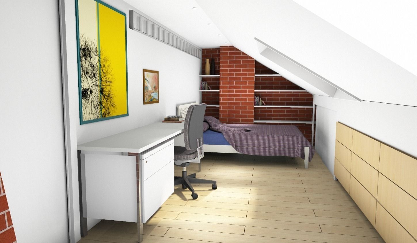 Avant projet homify Chambre d'enfant moderne