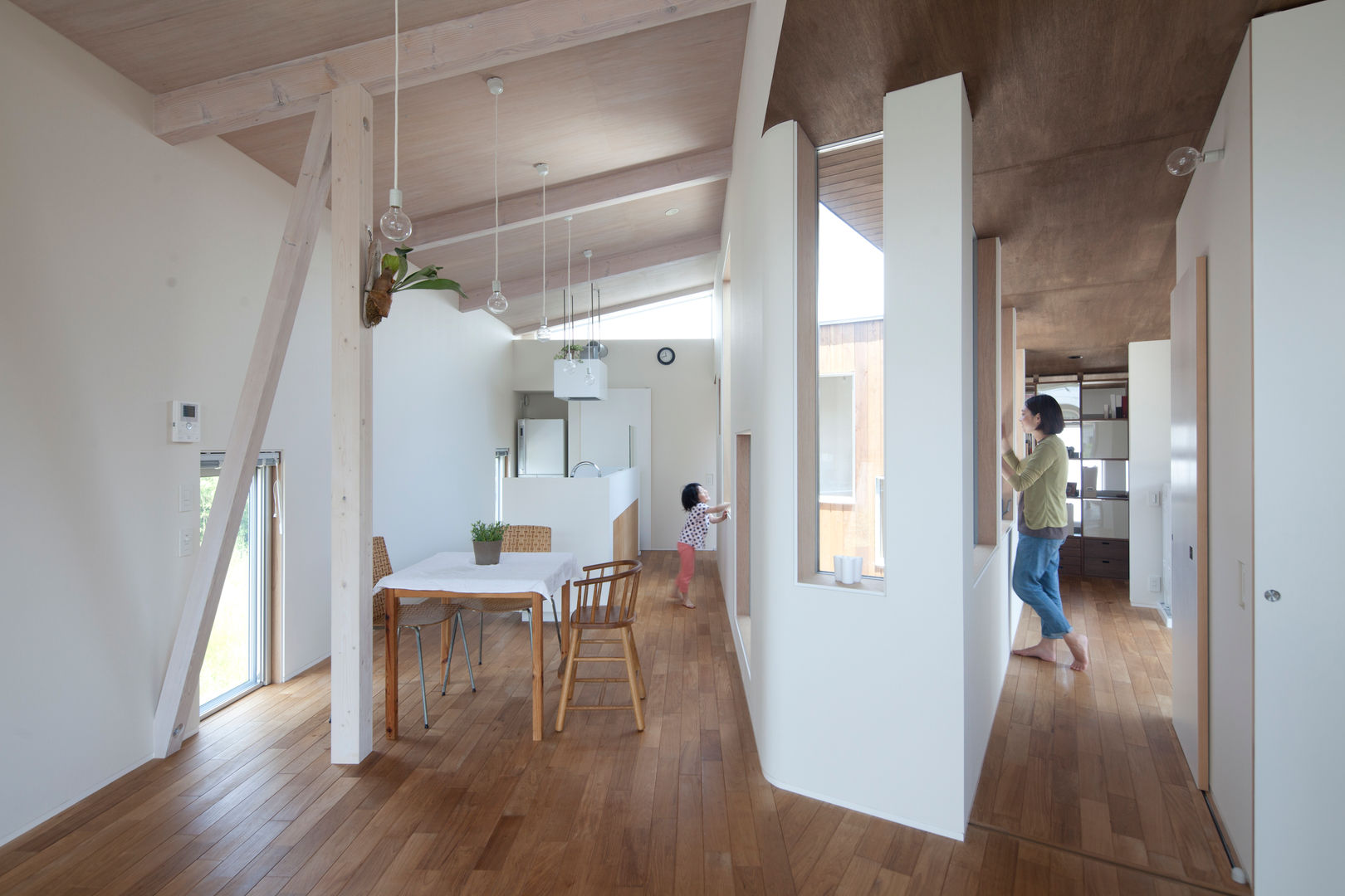 Delta house, 水野建築事務所 水野建築事務所 Livings modernos: Ideas, imágenes y decoración