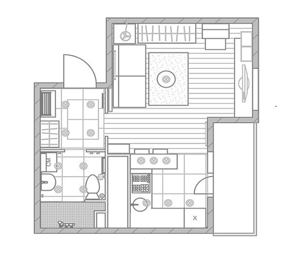 1-но комнатная квартира-студия 29.09m², PLANiUM PLANiUM