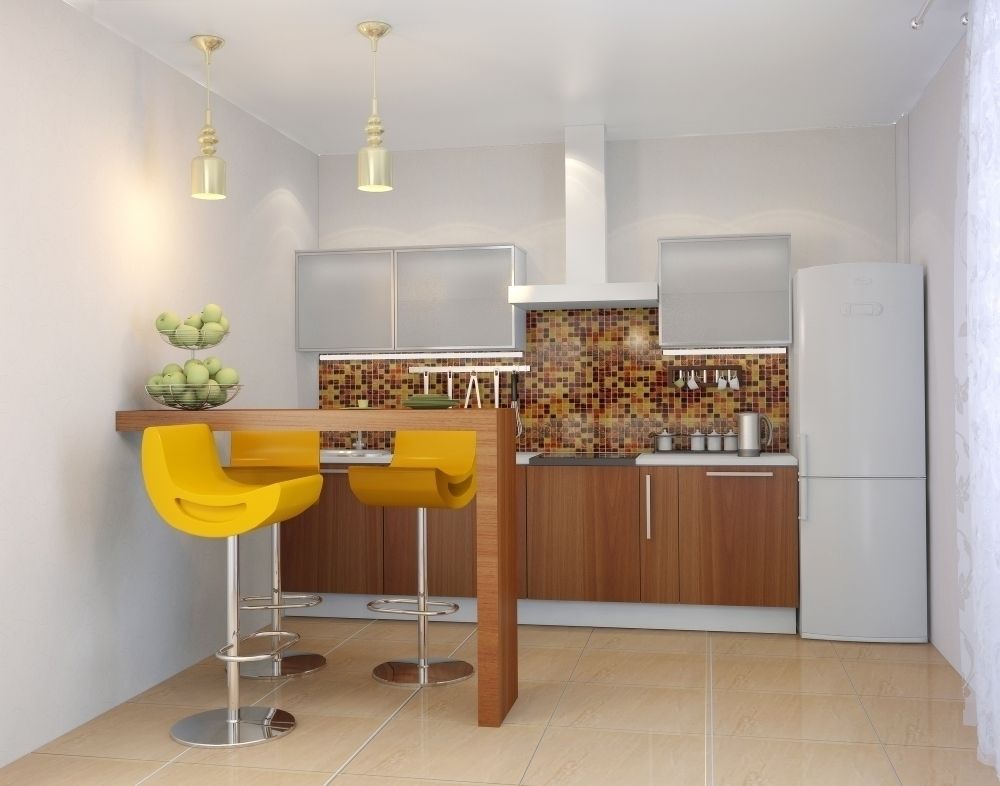 3-х комнатная квартира 112.60m², PLANiUM PLANiUM Cucina in stile tropicale