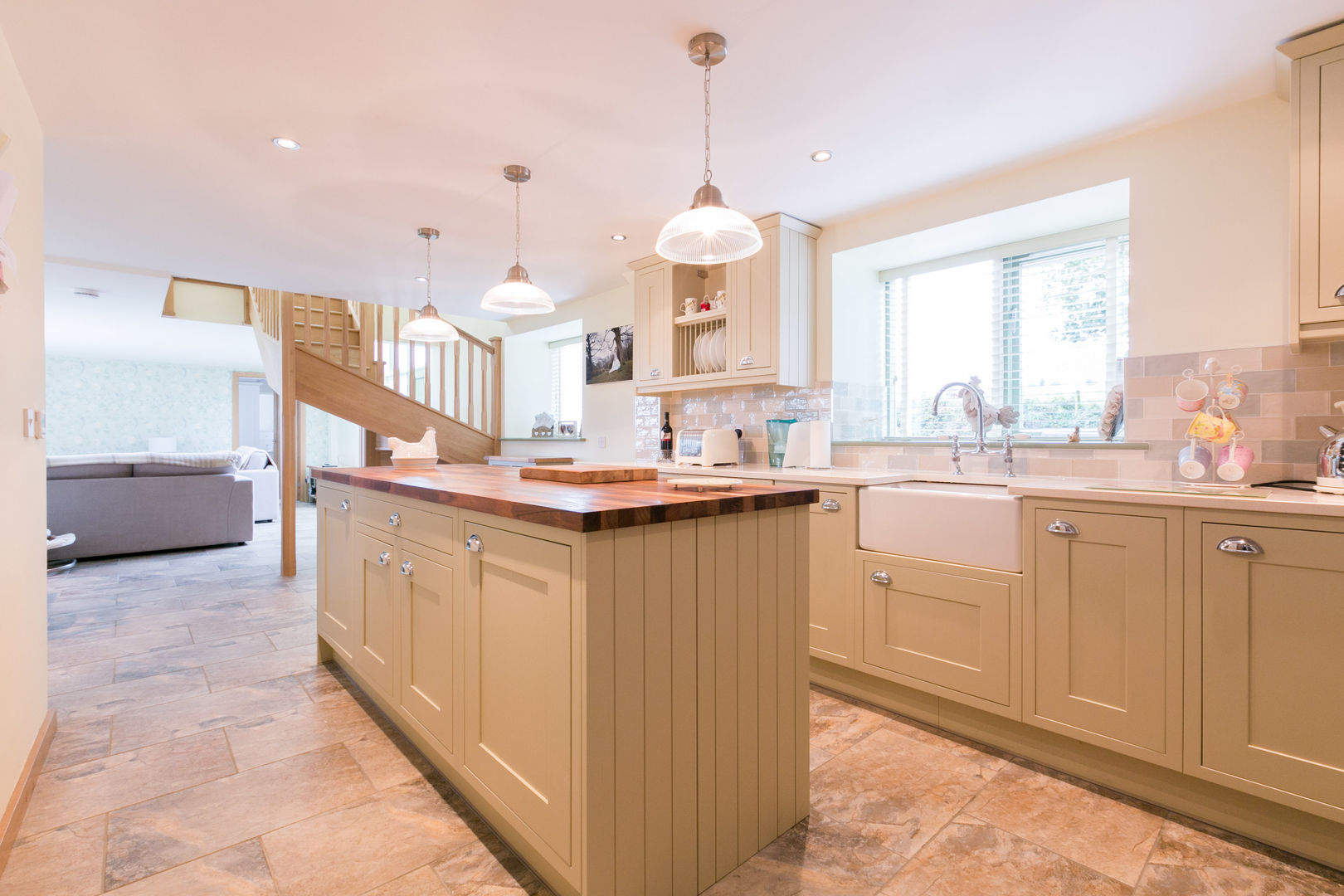 Freezeland Barn SDA Architecture Ltd Country style kitchen