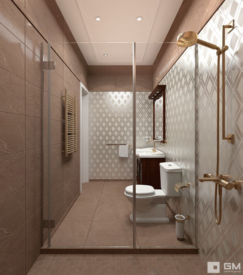 Интерьер дома в колониальном стиле , GM-interior GM-interior Colonial style bathroom