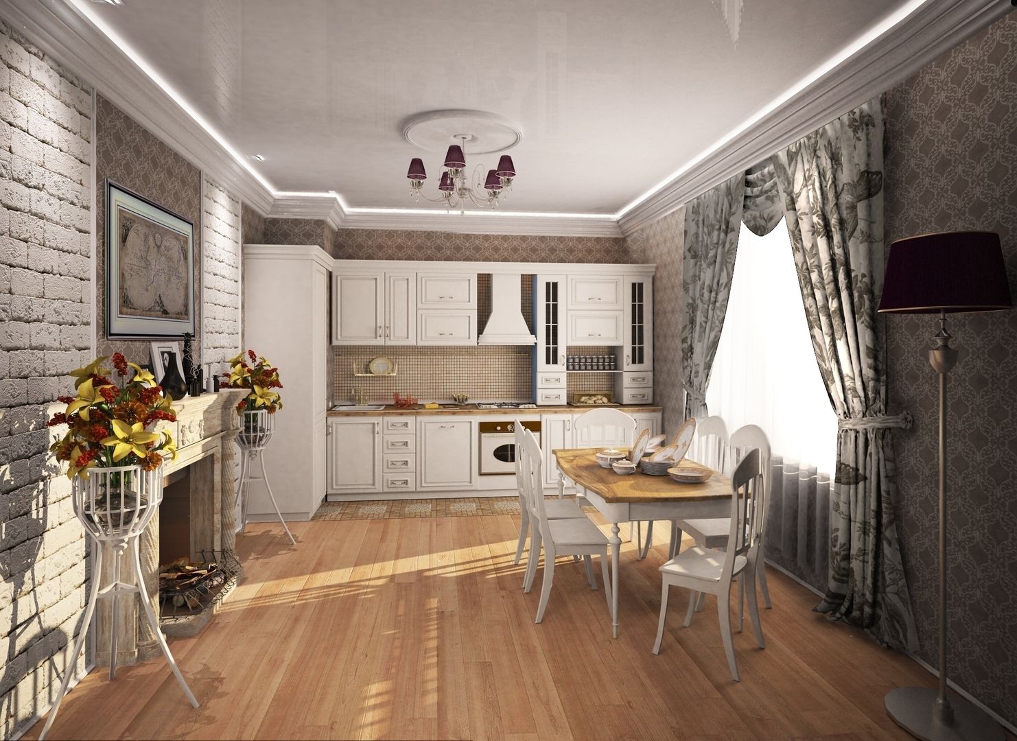 1-но комнатная квартира 61.15m², PLANiUM PLANiUM Cuisine classique