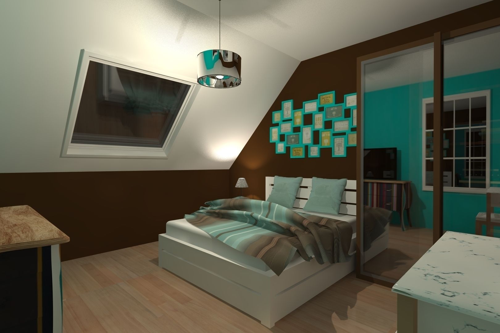 AMENAGEMENT INTERIEUR #007, HOME LAB' HOME LAB' Modern Bedroom Accessories & decoration