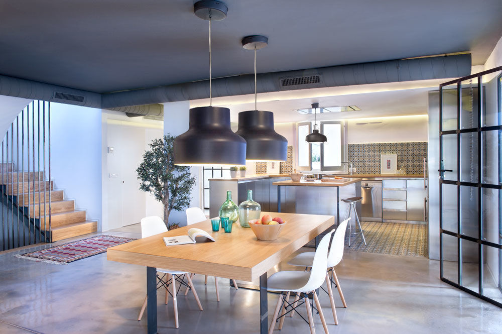 Vivienda en Benicassim. Valencia, Egue y Seta Egue y Seta Modern dining room