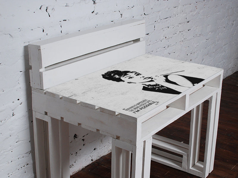 Biurko Audrey/ Audrey Desk 70x100, Tailormade Furniture Tailormade Furniture ห้องทำงาน/อ่านหนังสือ โต๊ะทำงาน