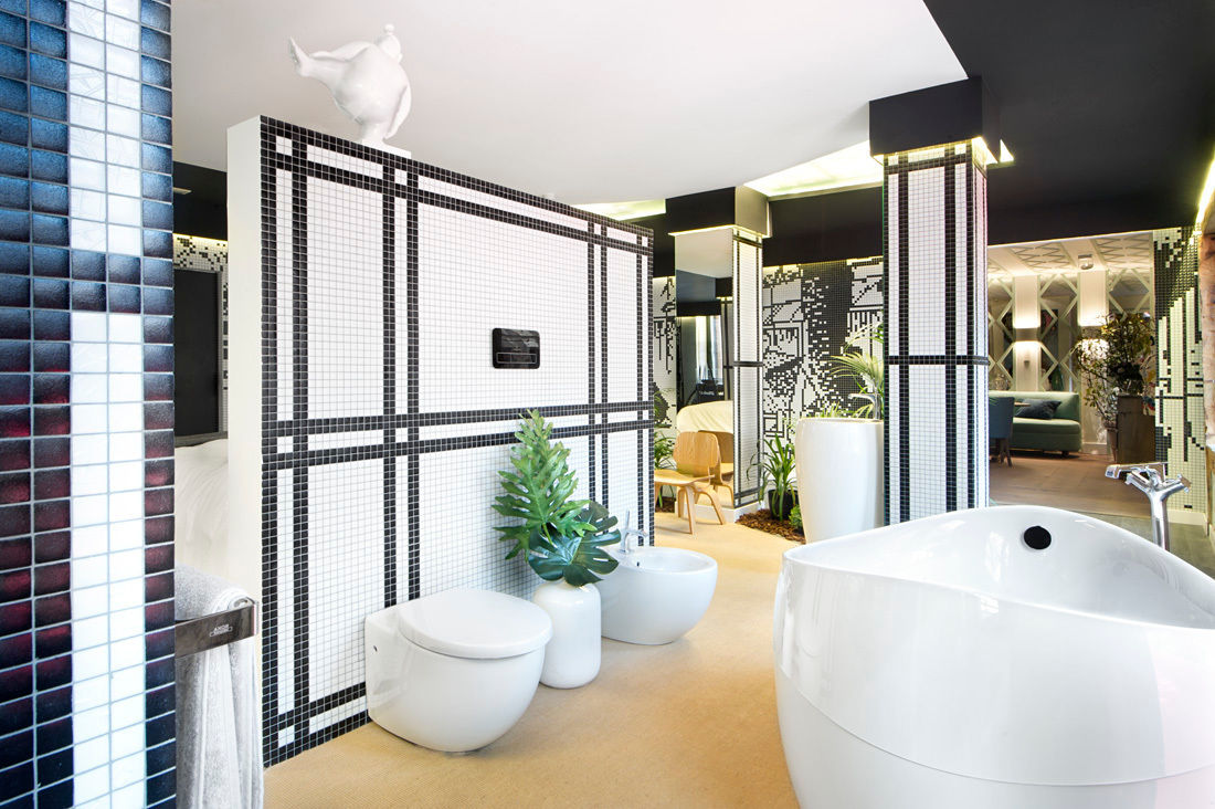 Kazuo Suite- Casa Decor 2015, Egue y Seta Egue y Seta Asian style bathroom