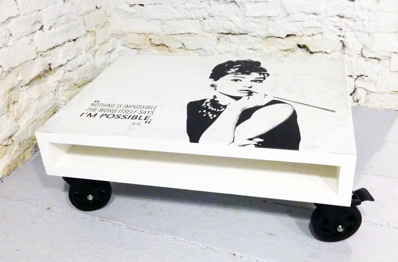 Stolik kawowy Audrey/ Audrey coffee table 60x80 Tailormade Furniture Skandynawski salon Stoliki