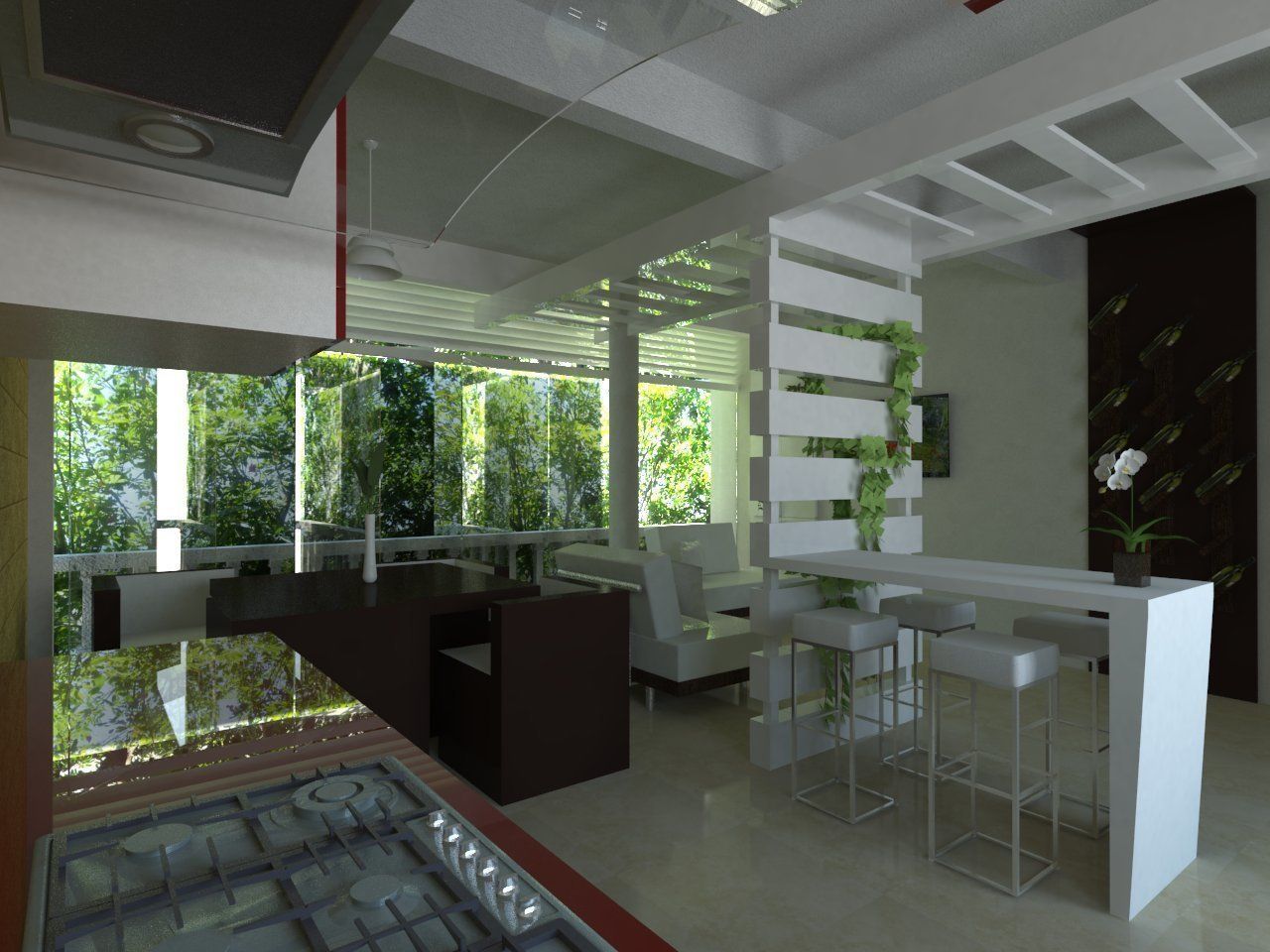 Proyecto de Remodelacion Depto. Lazaro Cardenas, Mich., IDEA Studio Arquitectura IDEA Studio Arquitectura Modern kitchen