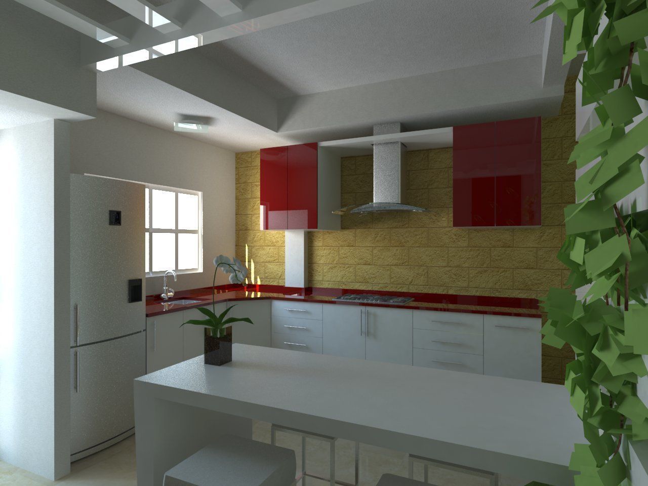 Proyecto de Remodelacion Depto. Lazaro Cardenas, Mich., IDEA Studio Arquitectura IDEA Studio Arquitectura Cocinas modernas