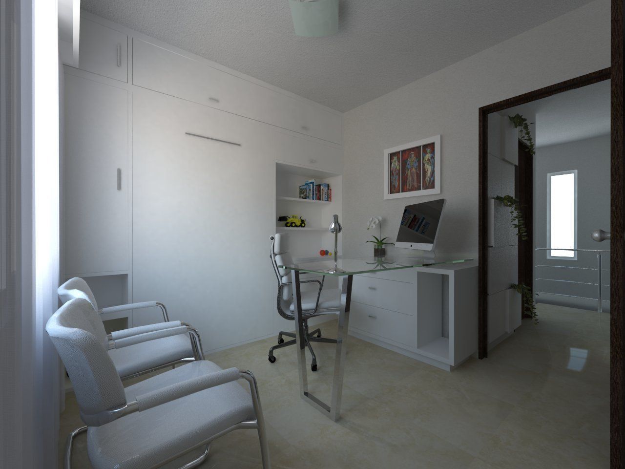 Proyecto de Remodelacion y Decoracion Casa Interes Social, IDEA Studio Arquitectura IDEA Studio Arquitectura Study/office