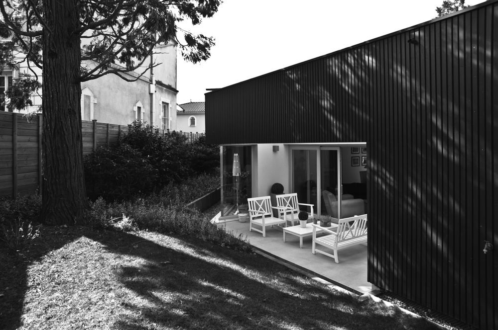 Maison individuelle à Villefranche-sur-Saône, Caroline Wach Architecture Caroline Wach Architecture Casas modernas: Ideas, diseños y decoración