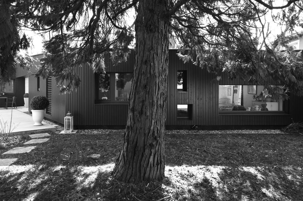 Maison individuelle à Villefranche-sur-Saône, Caroline Wach Architecture Caroline Wach Architecture Casas de estilo moderno