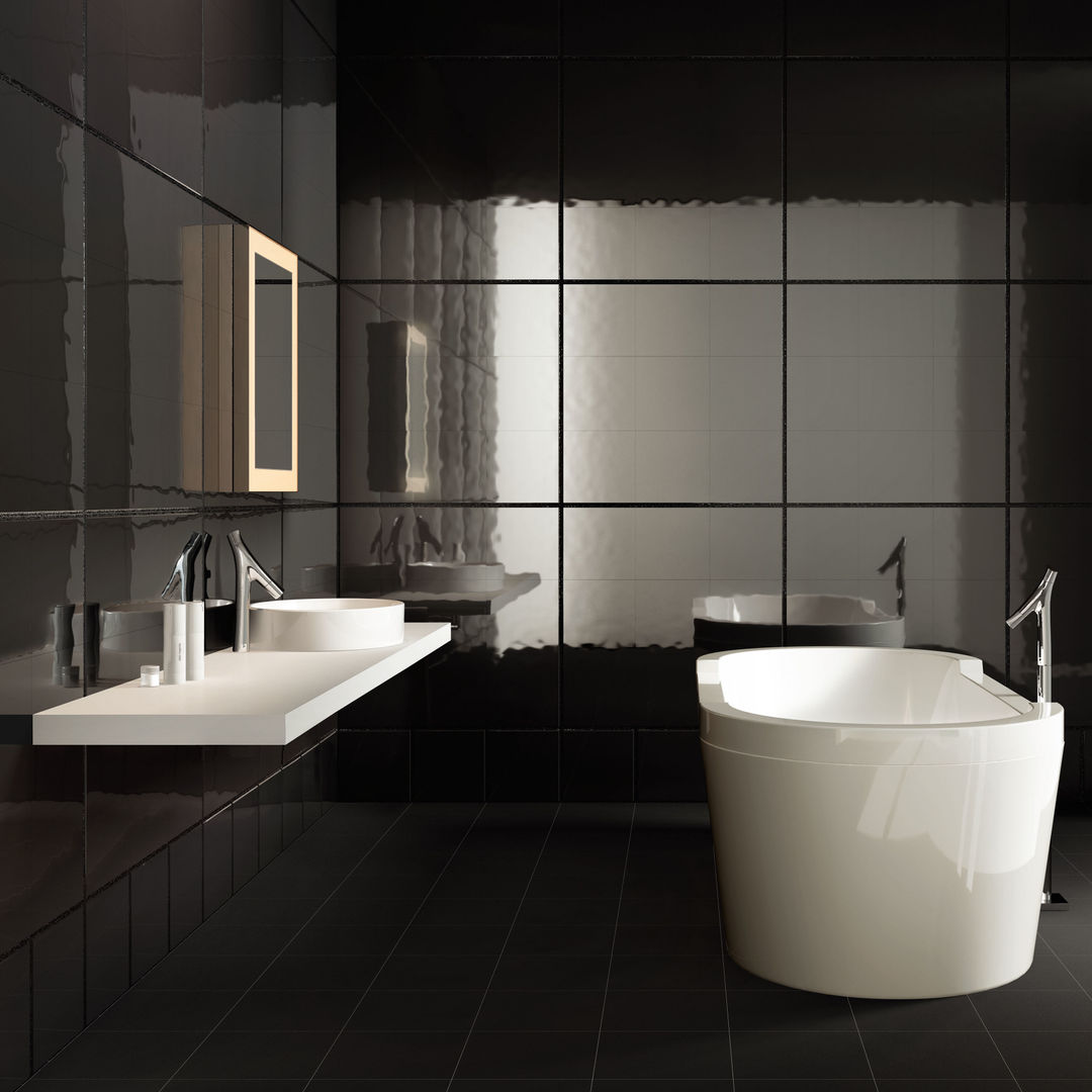 FLEXIBLE ARCHITECTURE BY S+ARCK Ceramica Sant'Agostino Minimalist walls & floors Tiles