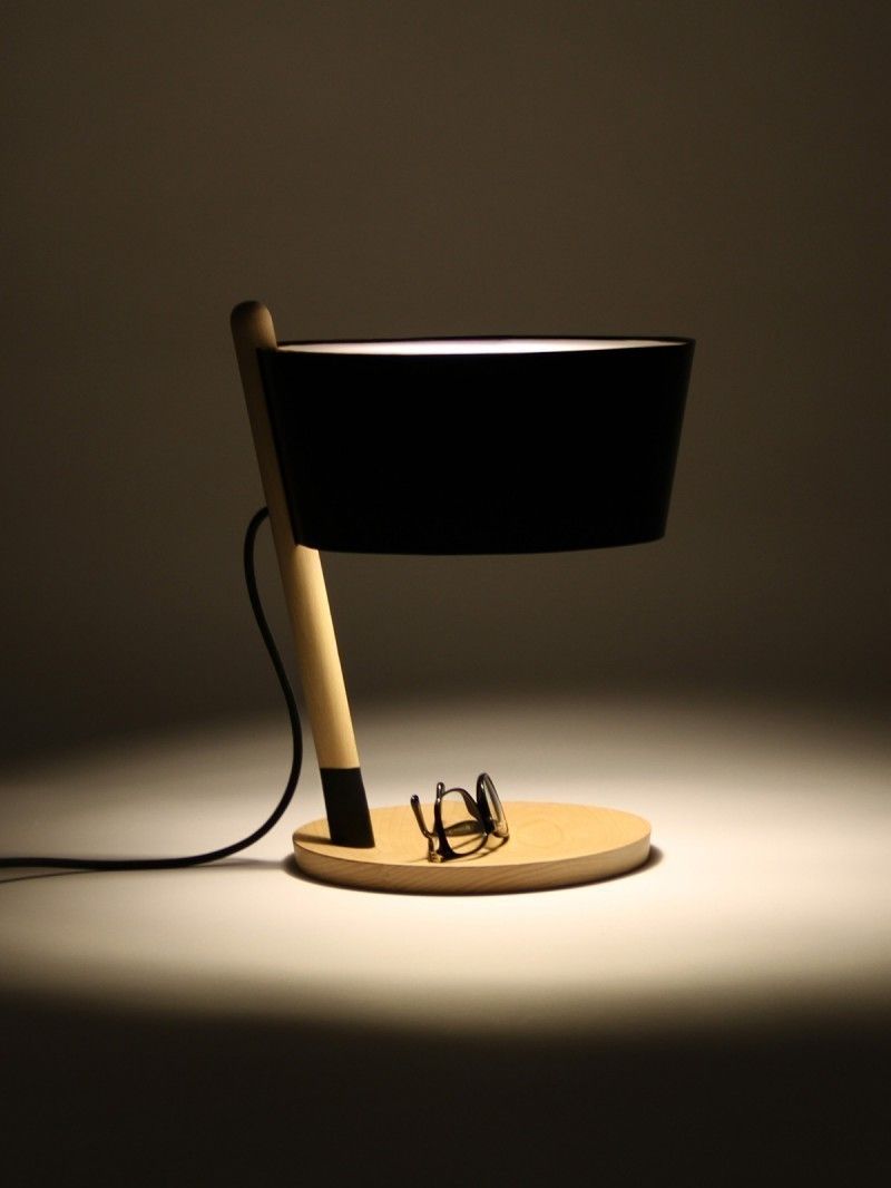 FARBE: Schwarz, Designort Designort Dormitorios de estilo moderno Iluminación