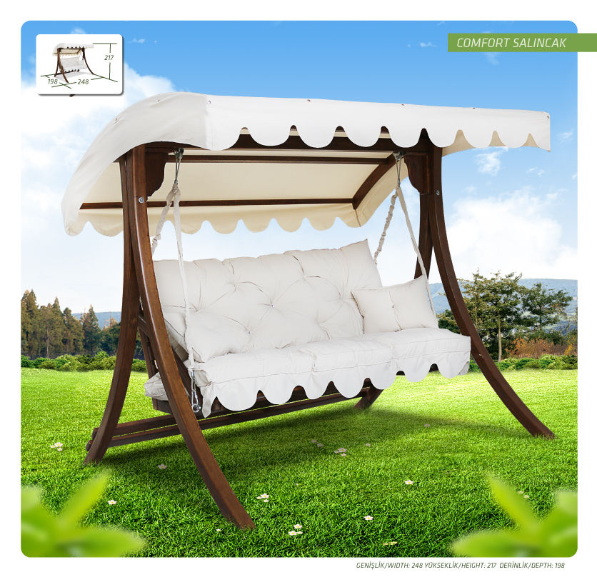 homify Mediterranean style garden Swings & play sets