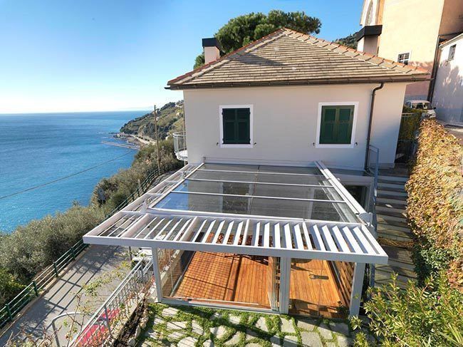 Veranda Cagis mod. Sunshine homify Giardino d'inverno moderno