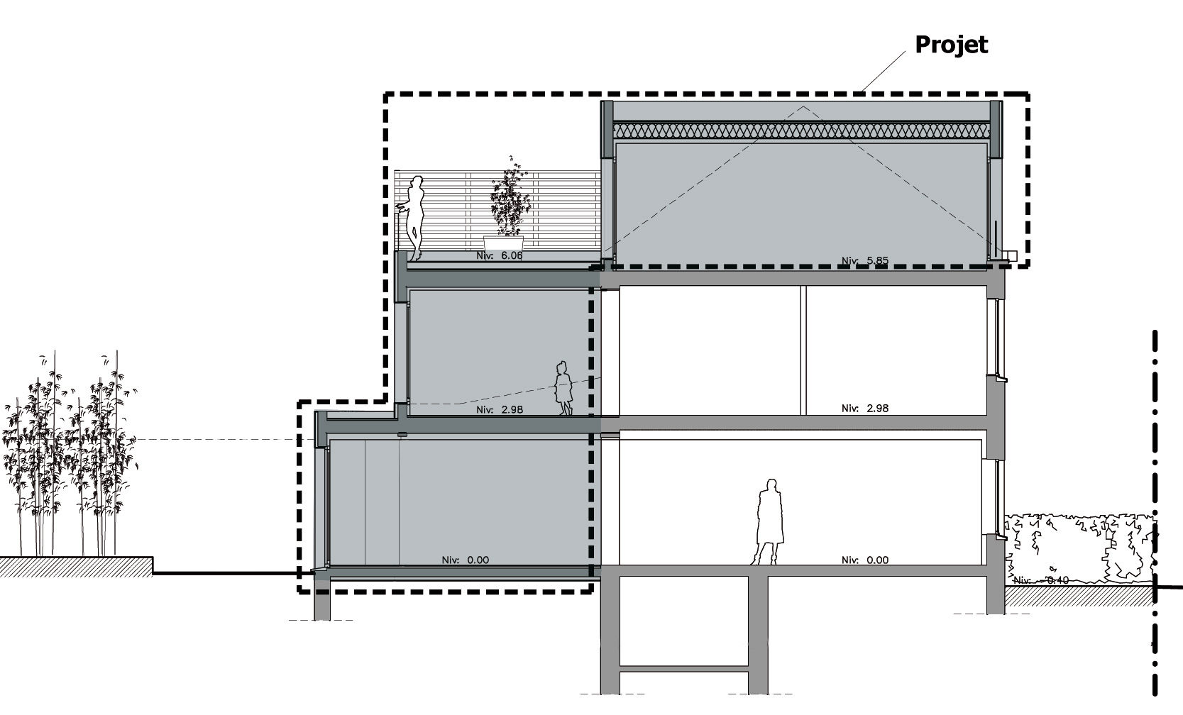 в современный. Автор – F. DEMAGNY ARCHITECTE, Модерн