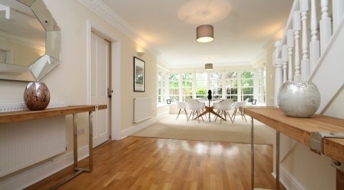 Entrance staged for sale with hired furniture and accessories. Heatons Home Styling Modern dining room Tables