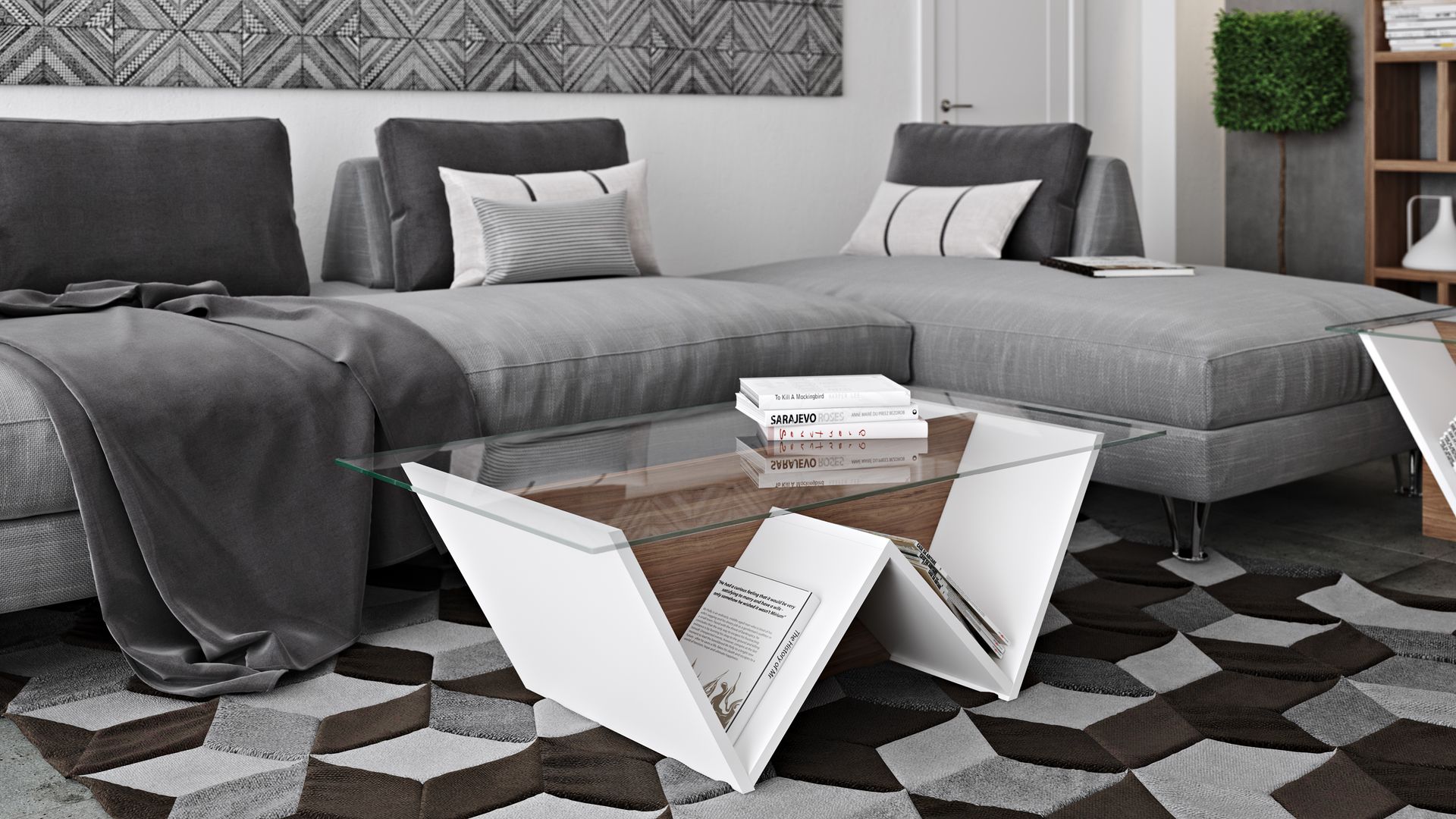 Walt coffee table Temahome Salas de estar modernas Acessórios e Decoração