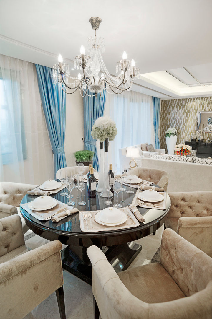 Metropolitan Heights | High-End Apartment by London homify Modern dining room