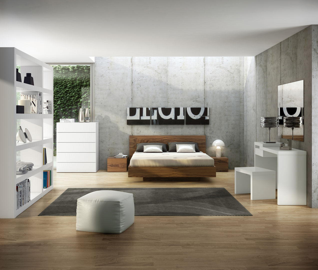 SLEEPING, Temahome Temahome Kamar Tidur Modern Kayu Wood effect Beds & headboards