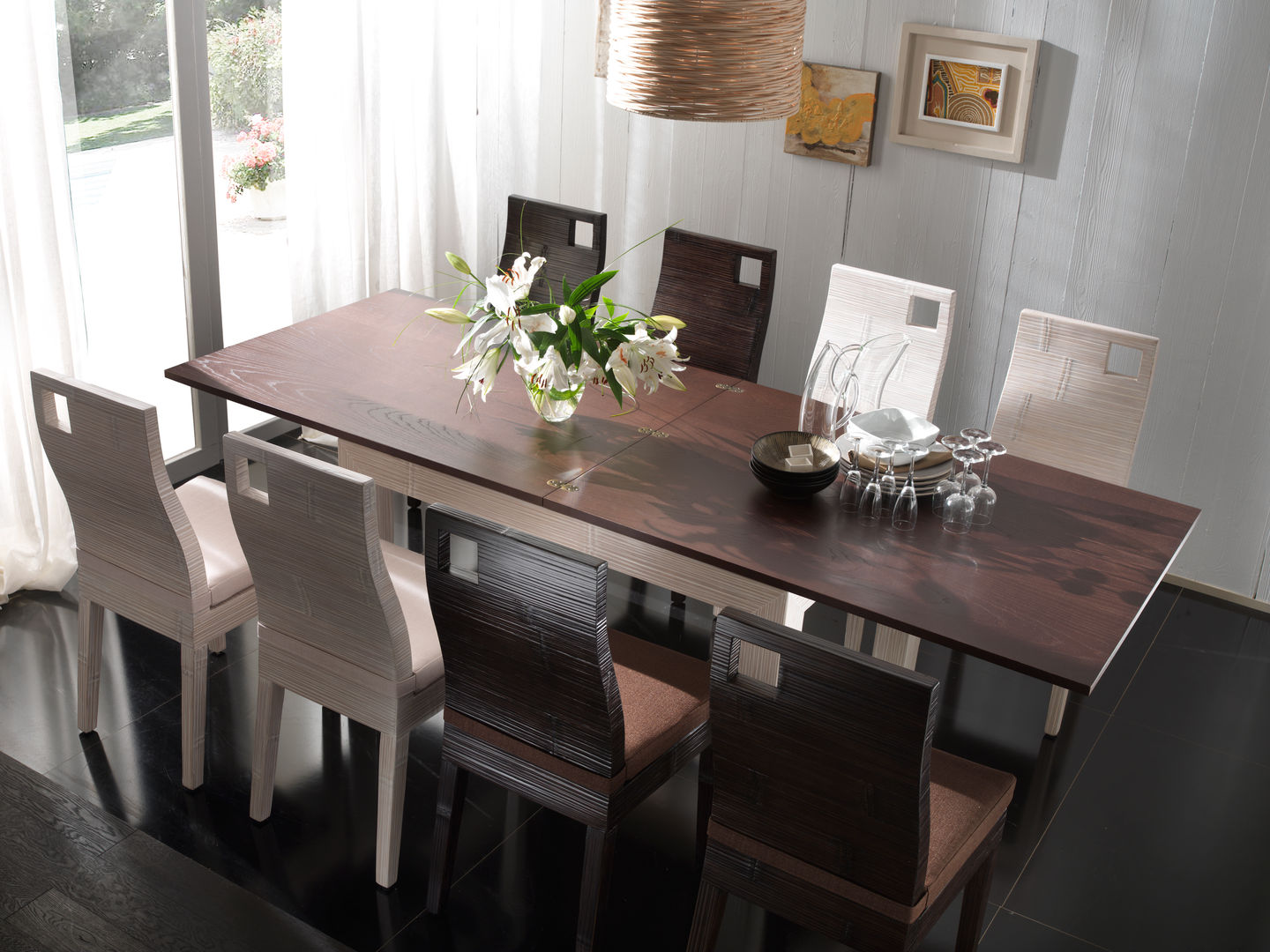 Bambusmöbel, Rattania GmbH Rattania GmbH Phòng ăn phong cách Địa Trung Hải Tables