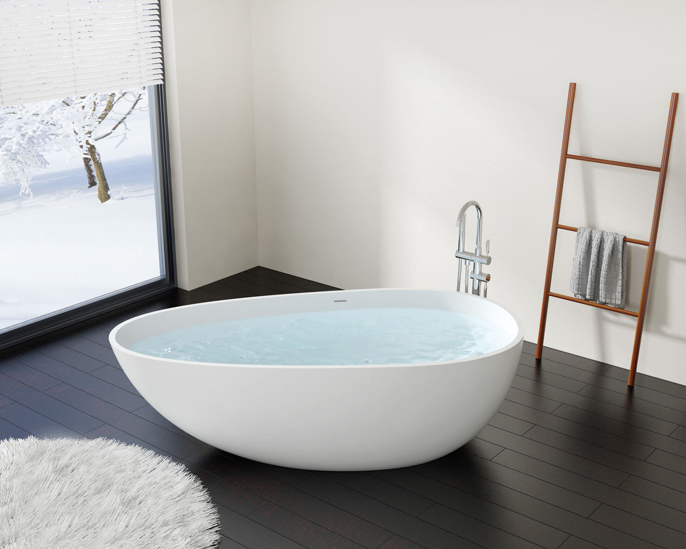 Moderne Traumbadewannen zum Verlieben, Badeloft - Badewannen und Waschbecken aus Mineralguss und Marmor Badeloft - Badewannen und Waschbecken aus Mineralguss und Marmor Modern bathroom Bathtubs & showers