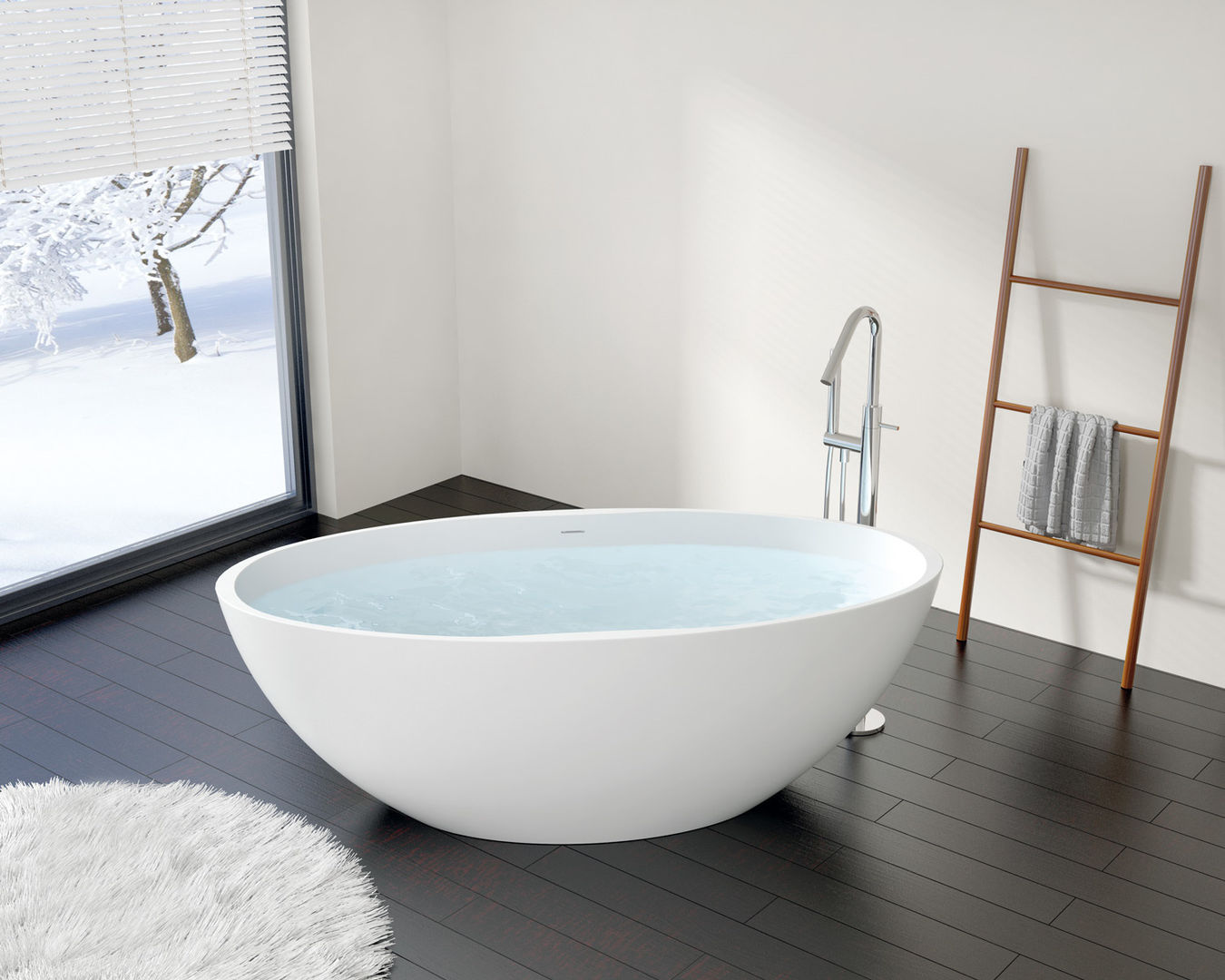 Moderne Traumbadewannen zum Verlieben, Badeloft - Badewannen und Waschbecken aus Mineralguss und Marmor Badeloft - Badewannen und Waschbecken aus Mineralguss und Marmor Modern style bathrooms Bathtubs & showers