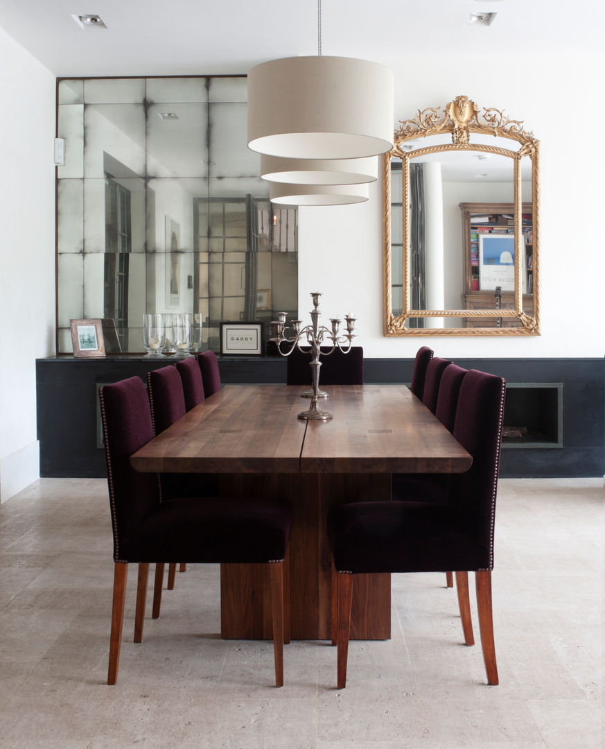 Dining Area Alcove Mirrors Rupert Bevan Ltd Minimalist dining room Accessories & decoration