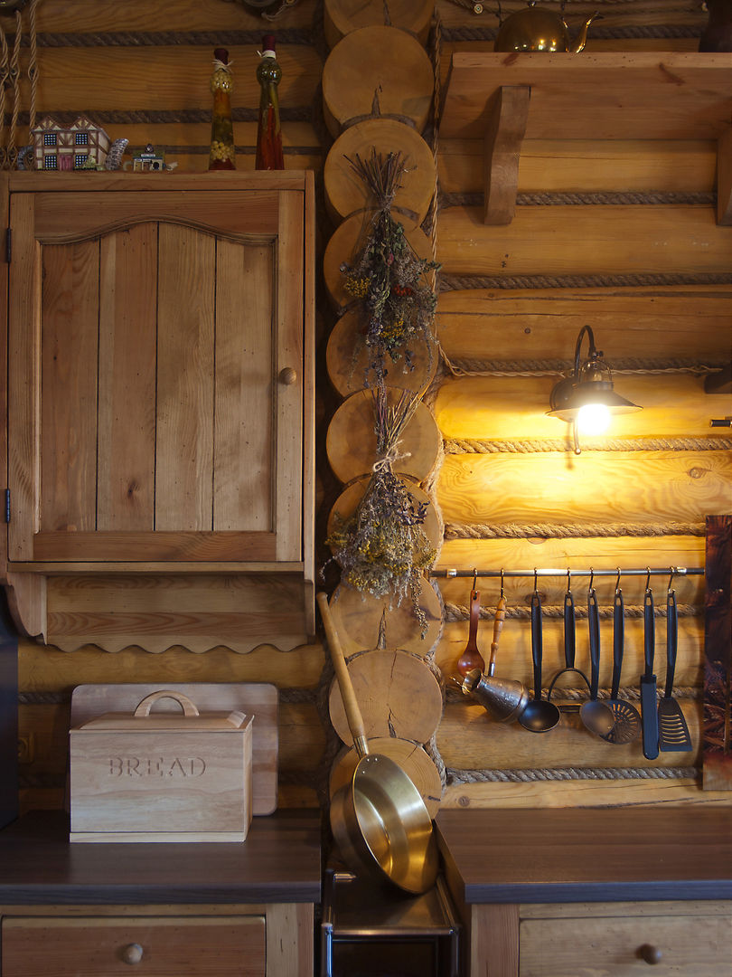 Shachebol House, Alena Kazimirava Alena Kazimirava Rustic style kitchen