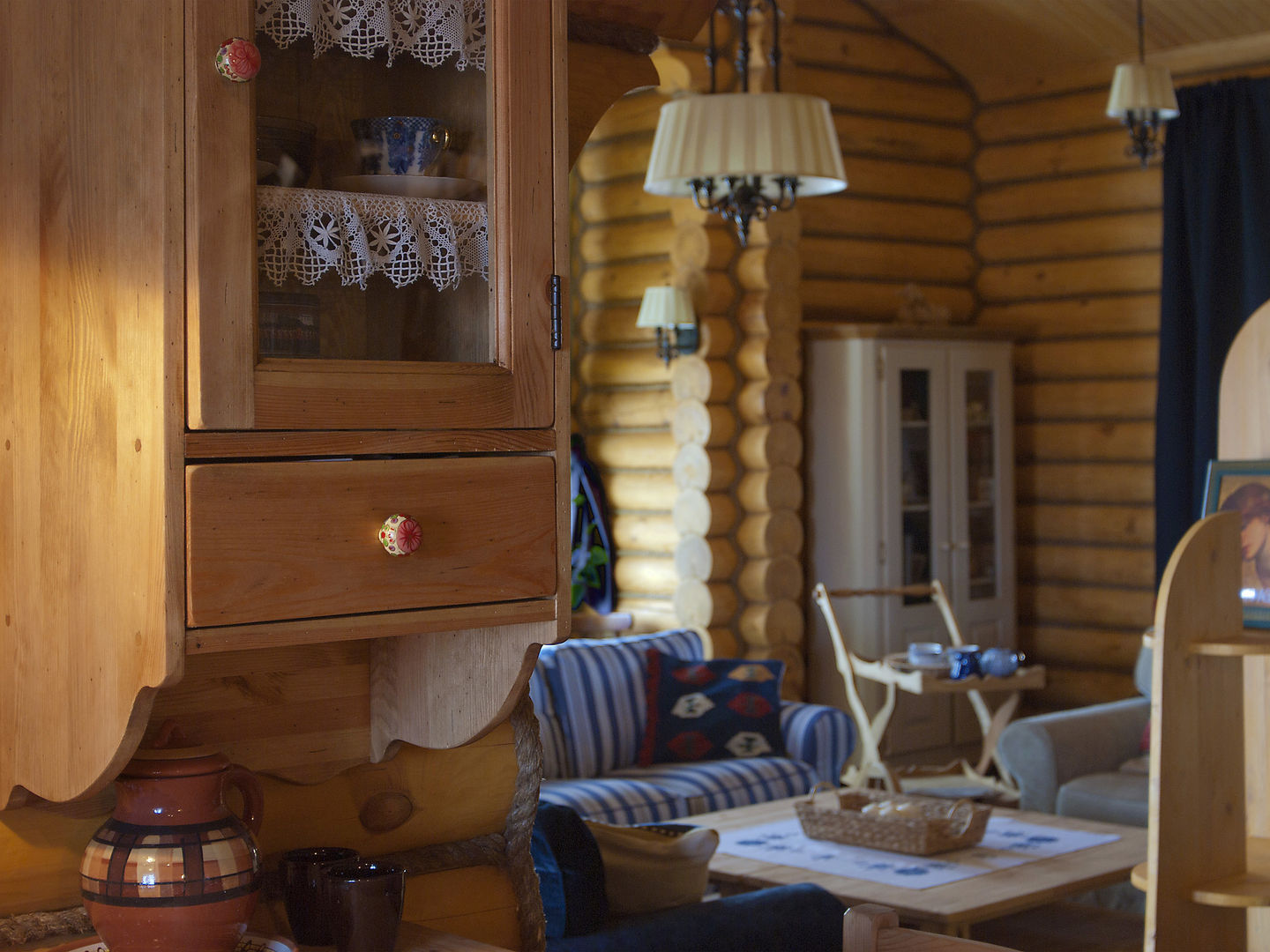 Shachebol House, Alena Kazimirava Alena Kazimirava Country style living room