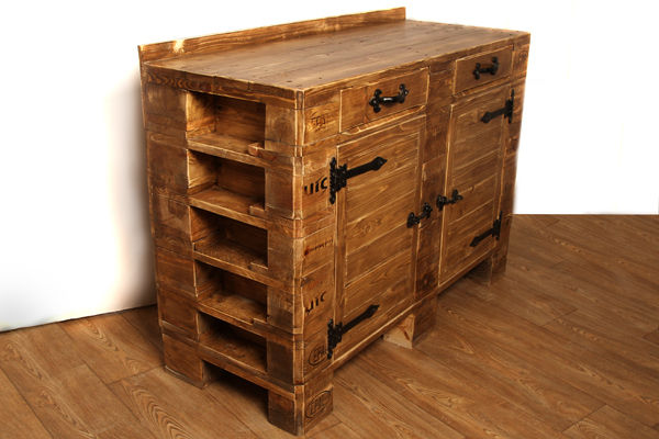 Large sideboard homify Ruang Makan Gaya Rustic Dressers & sideboards