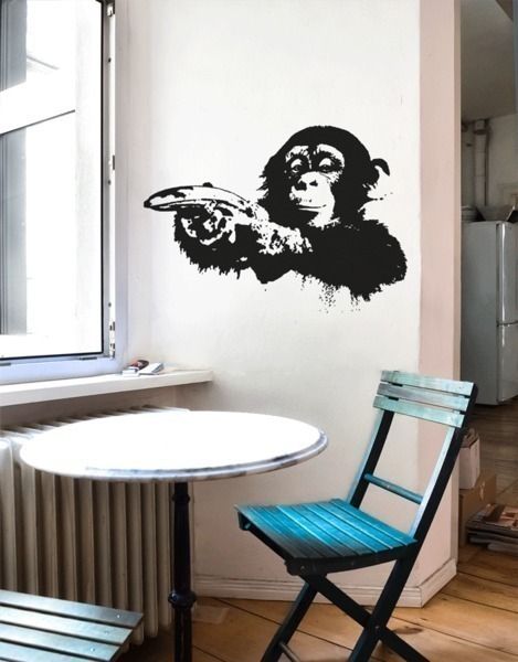 BANKSY STREETART: coole Wandsticker, Urban ART Berlin Urban ART Berlin Oficinas