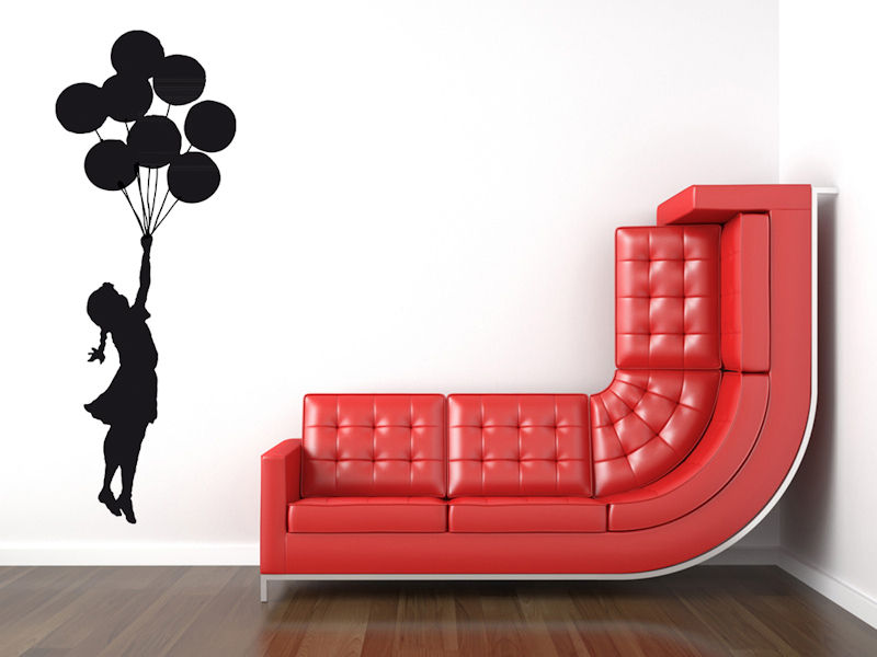 BANKSY BALLOON GIRL Streetart Wandtattoo Urban ART Berlin Ausgefallene Wohnzimmer wandtattoo banksy,Banksy,balloon girl,banksy wall art,banksy wandsticker,graffiti wandtattoo,art of banksy,luftballon mädchen,banksy wandkunst,banksy girl