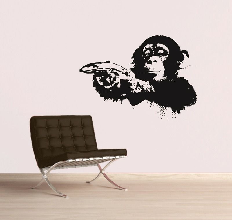 BANKSY STREETART: coole Wandsticker, Urban ART Berlin Urban ART Berlin Study/office