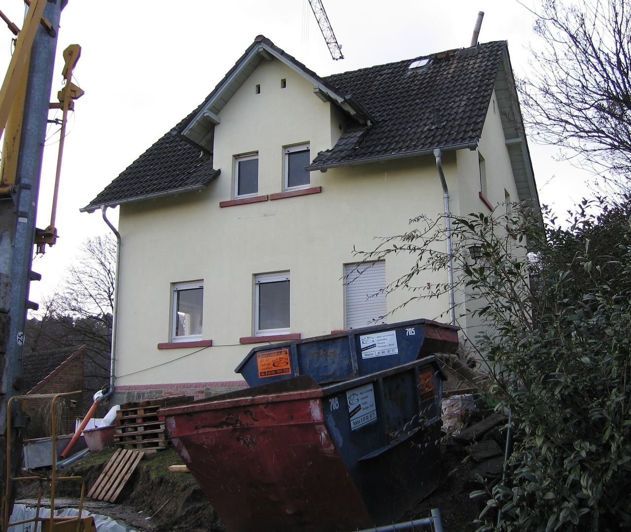 Vor Kernsanierung - Haus Jahrgang 1898 raumatmosphäre pantanella