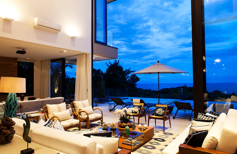 Sam Pedro - Guarujá - SP, Infinity Spaces Infinity Spaces Modern living room