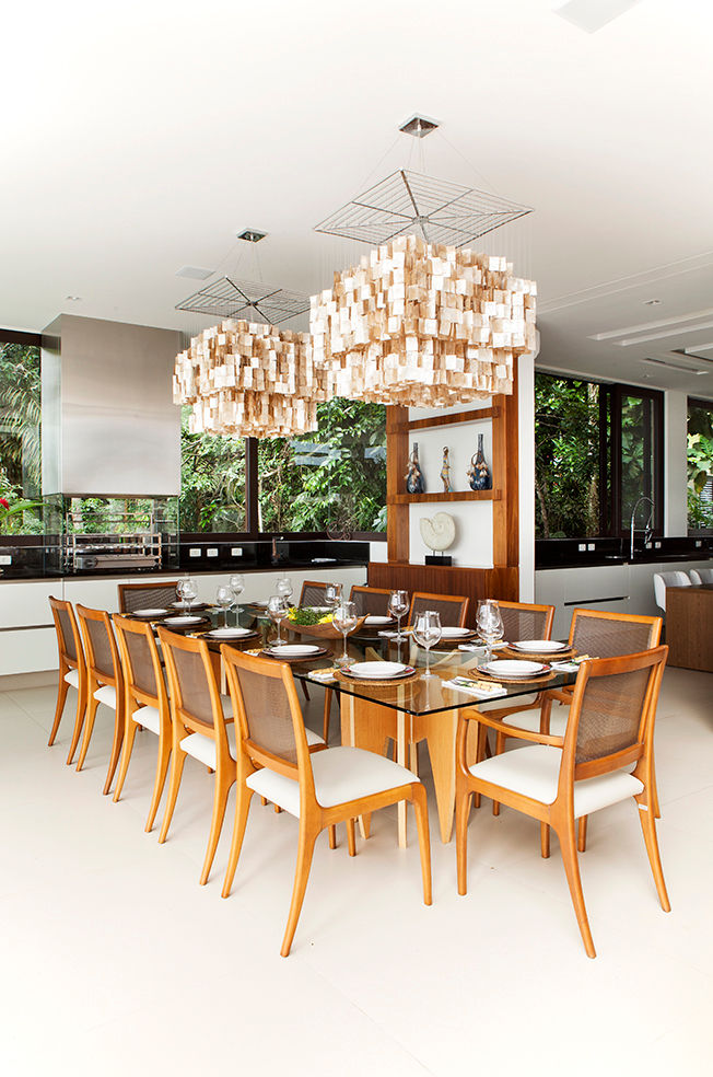 Sam Pedro - Guarujá - SP, Infinity Spaces Infinity Spaces Modern dining room